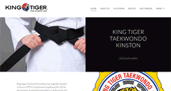 Desktop Screenshot of kingtigertaekwondokinston.com